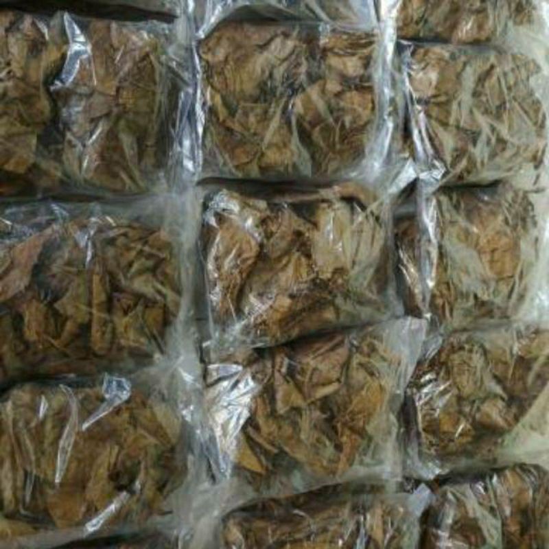 Daun Ketapang olahan 100g untuk ph aquarium