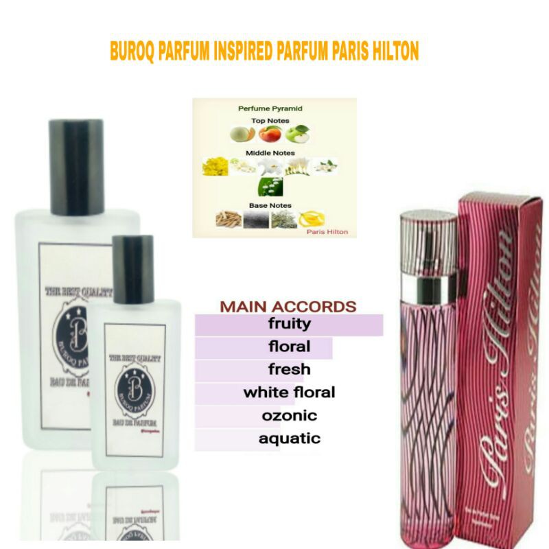 PARFUM PARIS HILTON WOMEN PARFUME FAVORIT CEWEK NON ALKOHOL SEGER FLOWER TAHAN LAMA INSPIRED