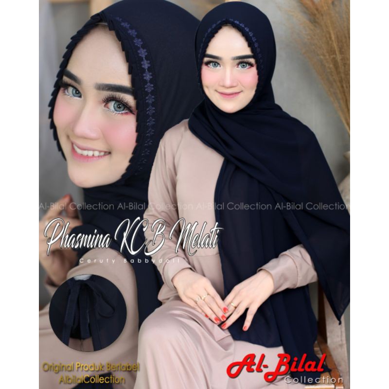 Jilbab Pashmina Tali KCB Melati Ori Albilal