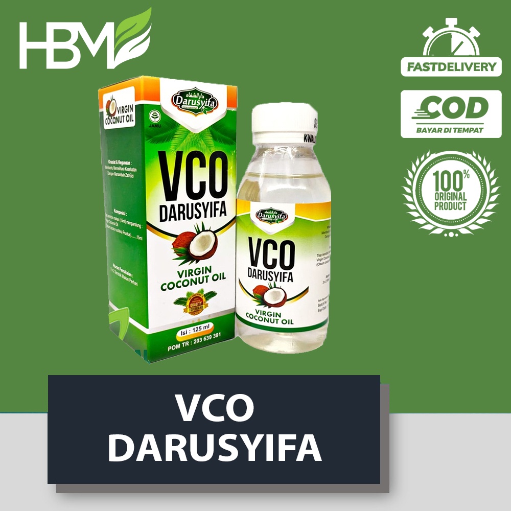 

VIRGIN COCONUT OIL VCO DARUSYIFA MINYAK KELAPA MURNI DARUSSYIFAA 125ml