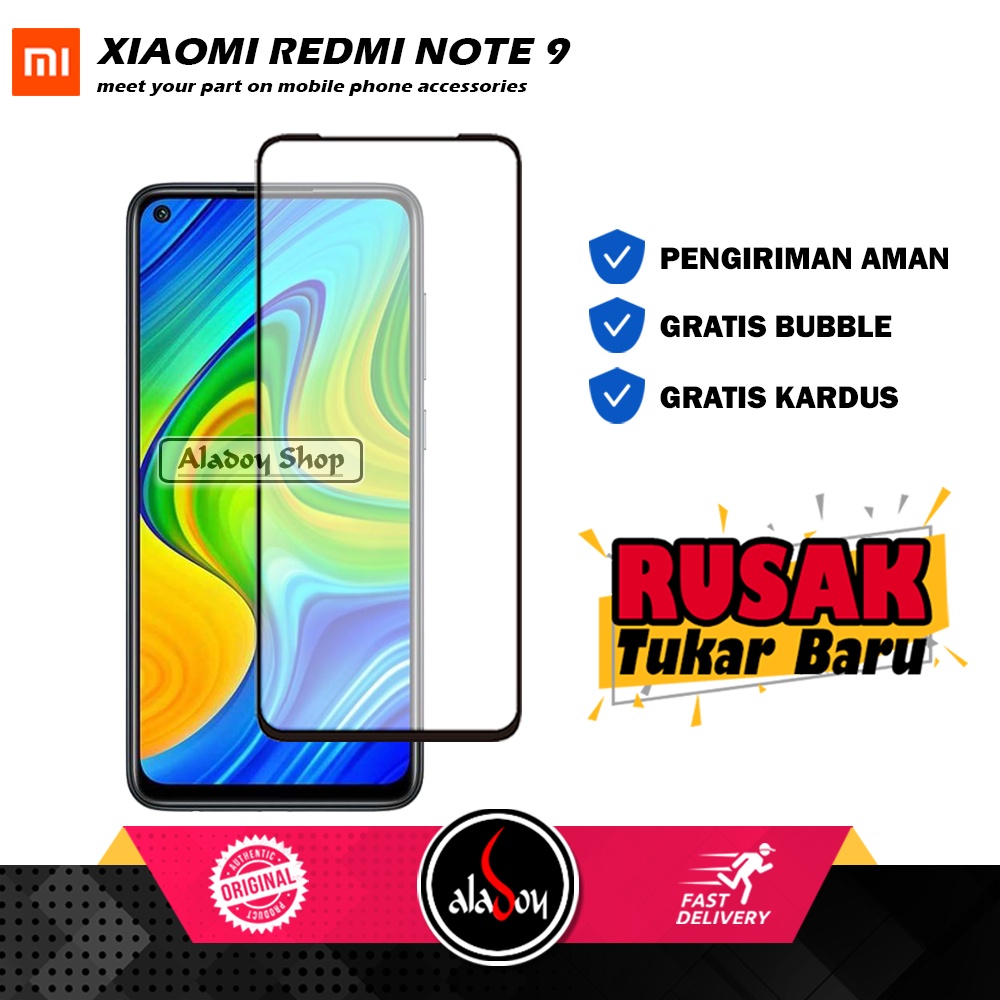 Tempered Glass Xiaomi Redmi Note 9 Anti Gores Layar Screen Protection