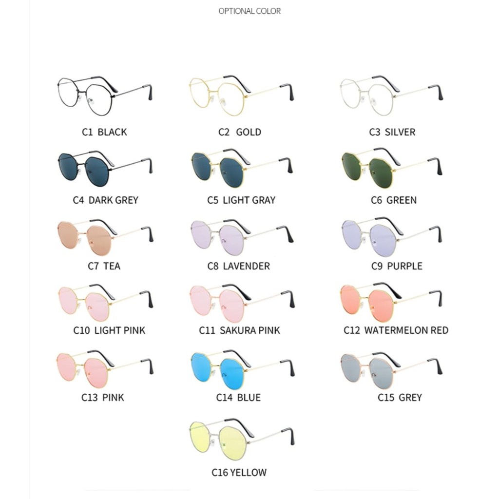 Kacamata Fashion Unisex Style Korea Kacamata Keren MALL SHOPPING