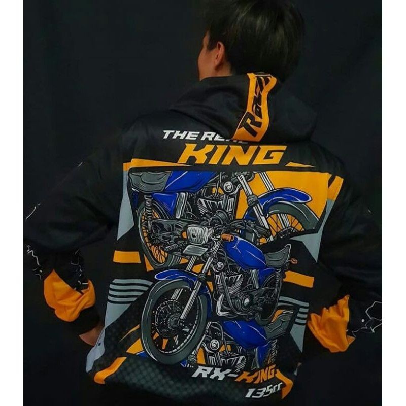 (COD) JAKET RACING RX-KING THE REAL KING ORIGINAL