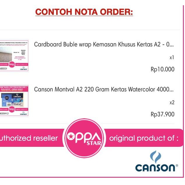 

BARU!!-634 Canson Fine Face A2 200 Gram Kertas Gambar Pencil Pastel Paper