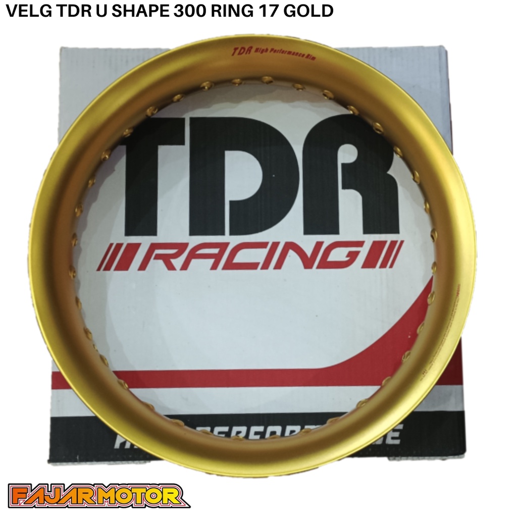 OBRAL VELG TDR U SHAPE 300 350 RING 17 GOLD BLACK SILVER