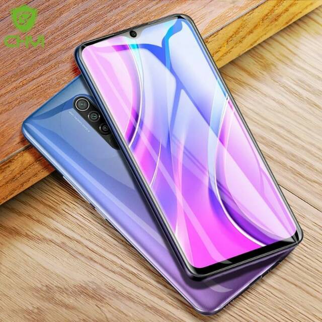 Pelindung Layar Redmi 9 paket 3 in 1 berbahan hydrogel