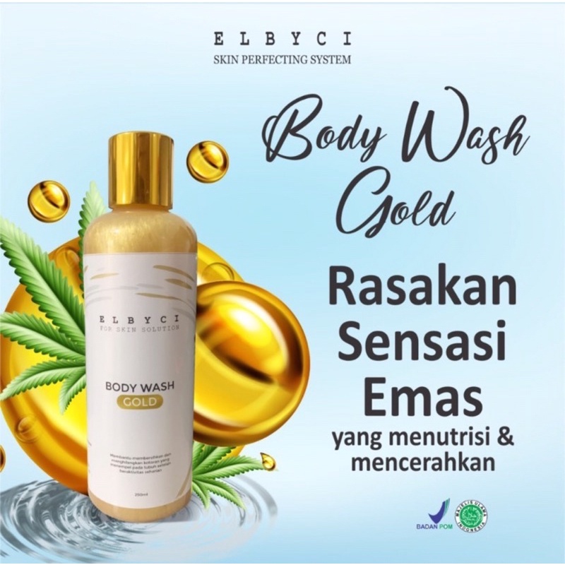 BODY WASH GOLD ELBYCI BODY WASH WHITENIG