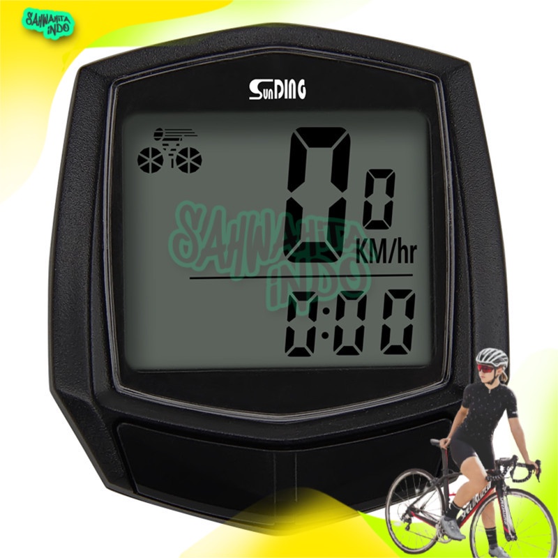 Odometer Speedometer Monitor Sepeda Alat Olahraga Sepeda Gowes MTB Gunung Lipat