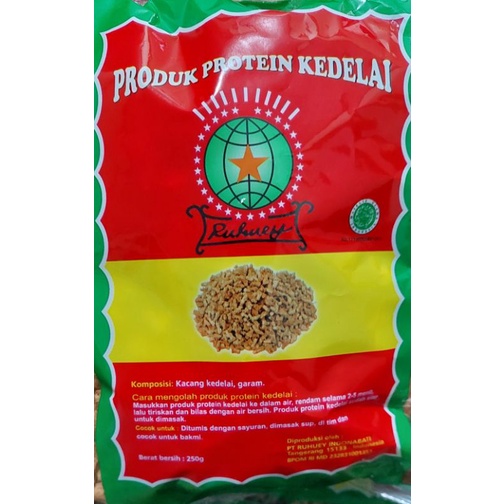 

Protein kedelai / Protena Ruhay / Protena Ruhuey untuk vegan & vegetarian