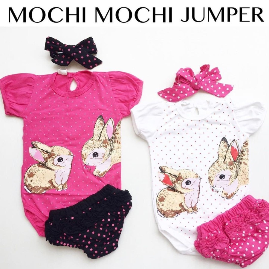 Hampers DOMINIKA / TSUM / MOCHI Baju Jumper Giftset Kado Lahiran Pakaian Anak Bayi Perempuan Laki Terlaris Murah-8