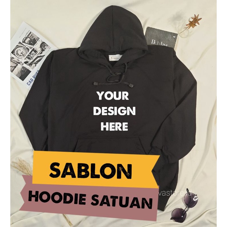 Jual Buy 1 Get 1 T Random Hoodie Sablon Design Custom Hoodie