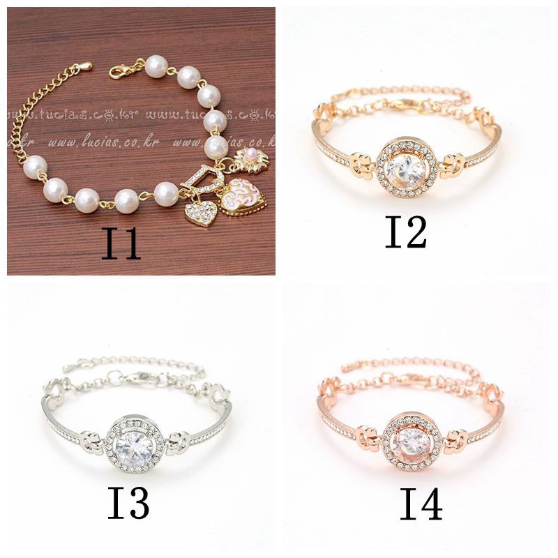 Gelang Titanium Permata Anti Karat Fashion Korea-I