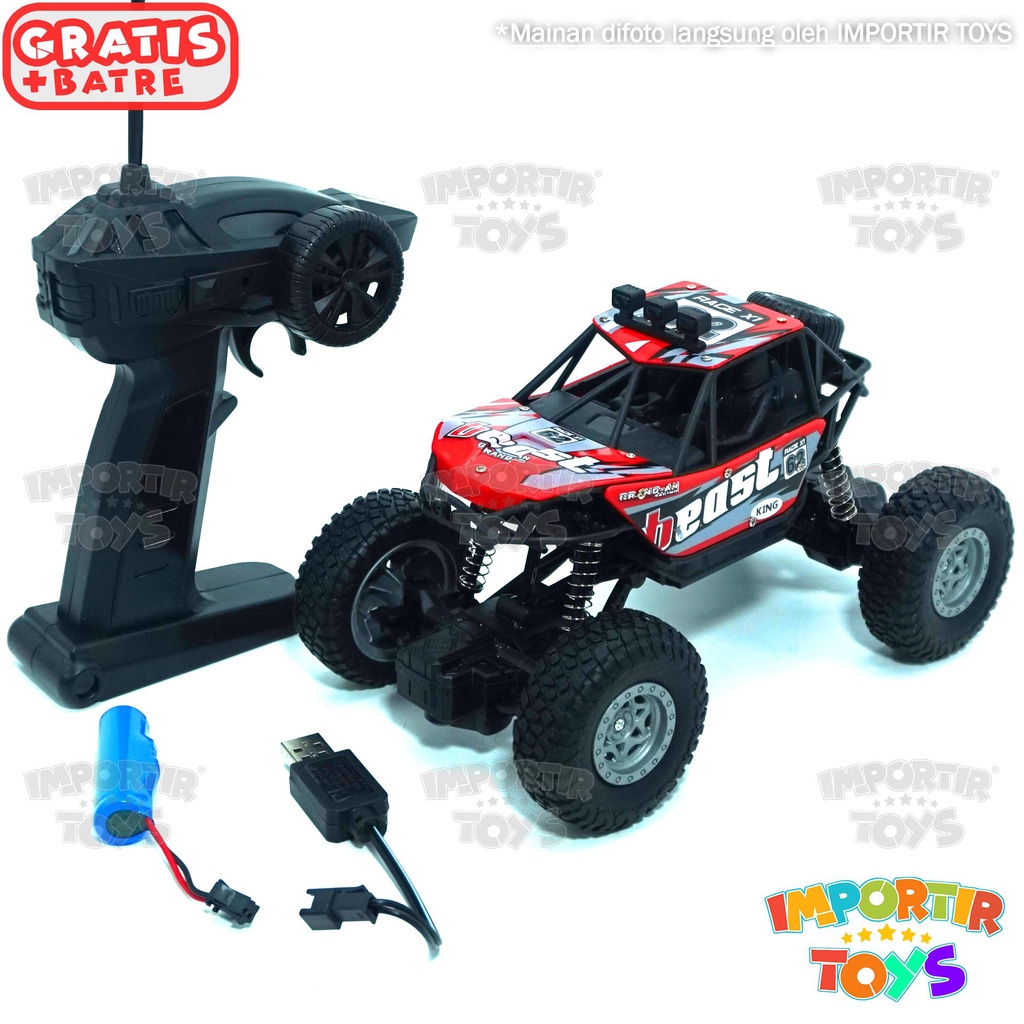 Mobil Offroad RC Car Remote Control Rock Crawler Mainan Anak