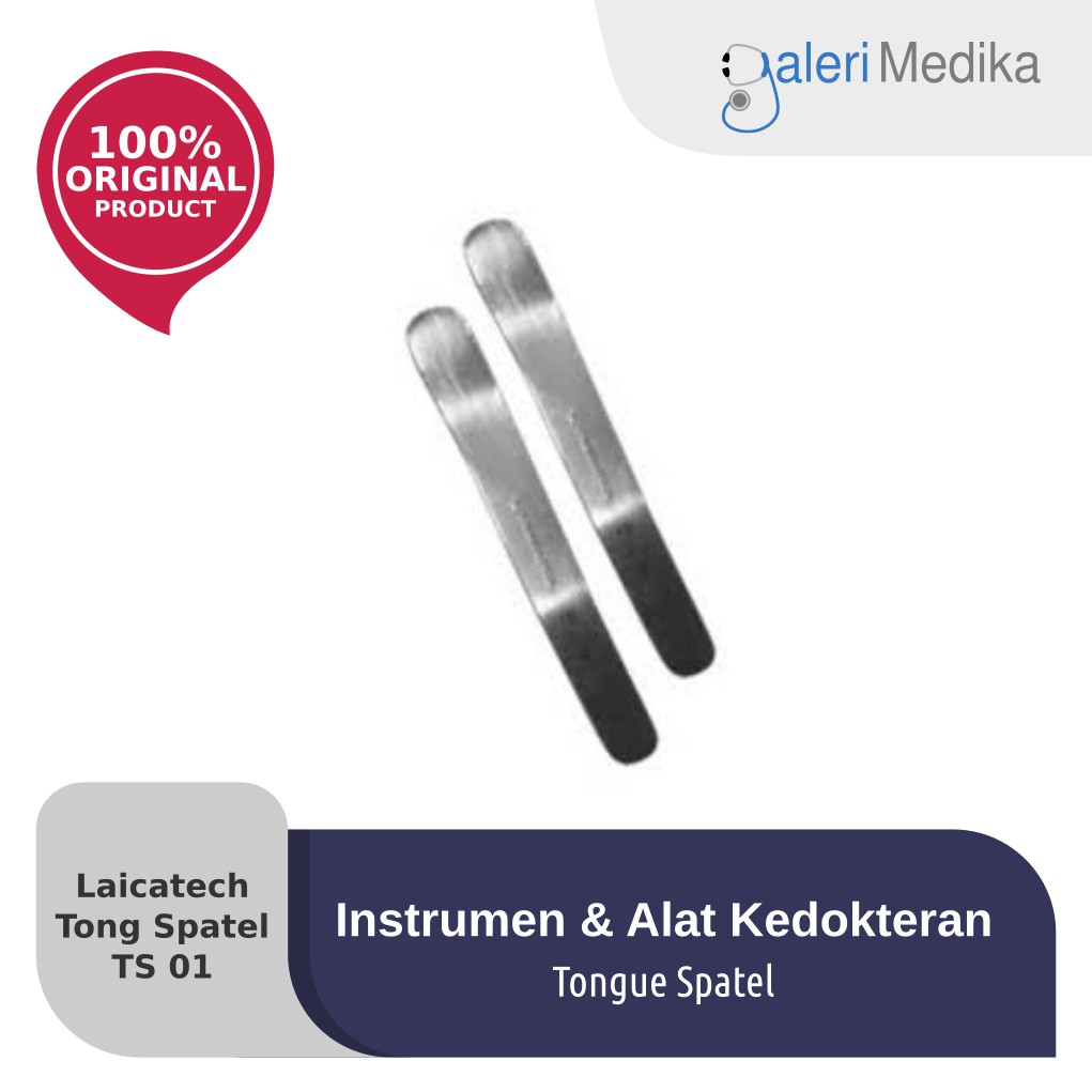 Laicatech Tong Spatel TS 01 / Lidah Depressor / Penekan Lidah / Tongue Blade /Zungenspatel