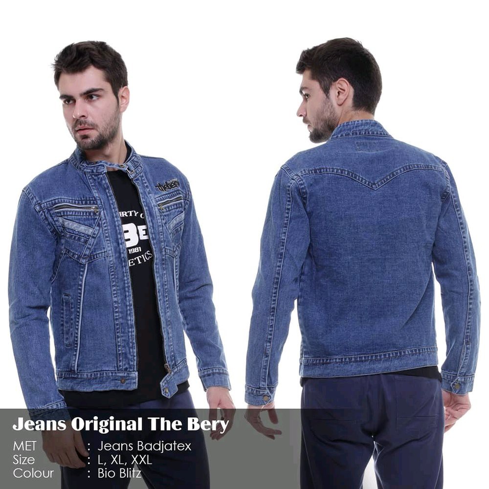 DIJUAL Jaket jeans kera pria - jaket jeans pria combi kekinian  Grosir