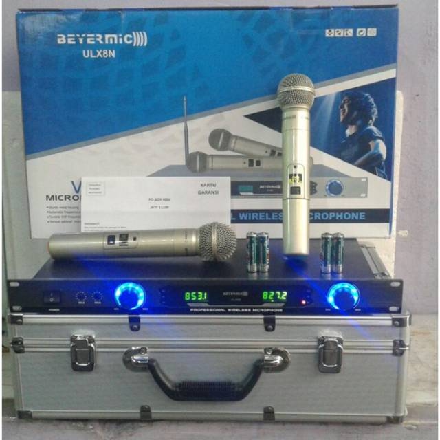MIC WIRELESS BEYERMIC ULX 8N / ULX8N FREE HARDCASE ORIGINAL