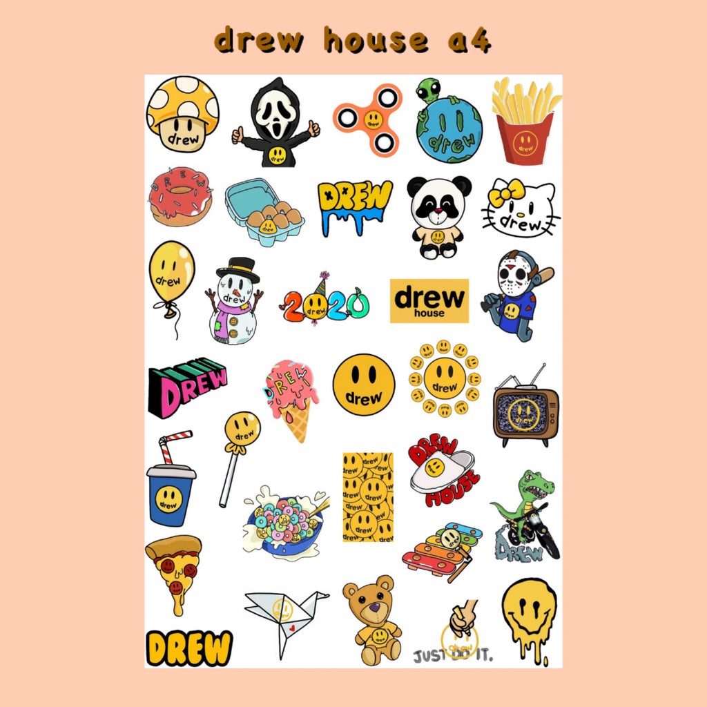 

STICKER DREW HOUSE A4