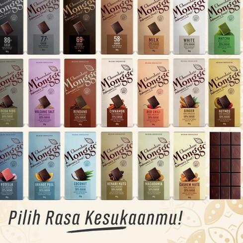 

Event[1.1][LR 025]|100% Cocoa Dark Chocolate Monggo 80g| Cokelat Hitam 100% Kakao| Coklat Diet | Cem