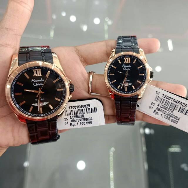 Alexandre christie couple original Ac 8473 stainless steel