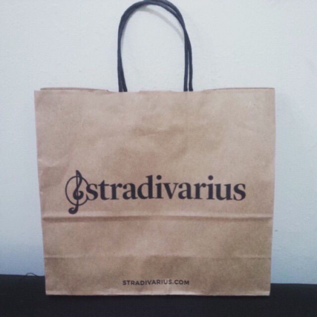 

Original Stradivarius Paperbag PRELOVED like NEW
