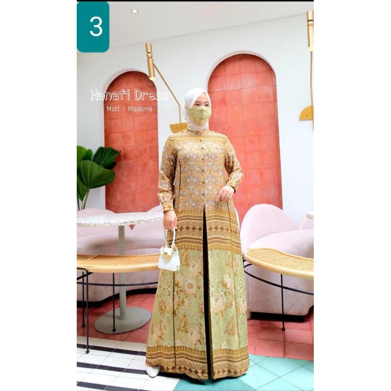 Gamis Cantik Hanafi Dress by Nabe Official 758