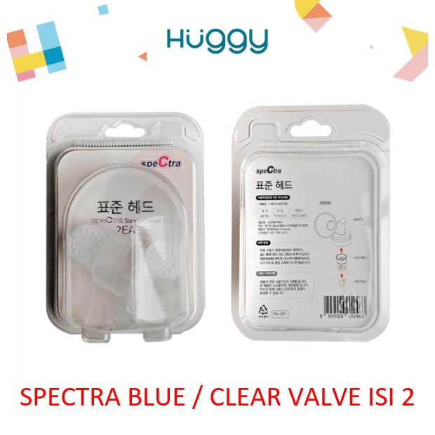 Spectra Blue Valve Clear Valve 1 kotak isi  2pcs