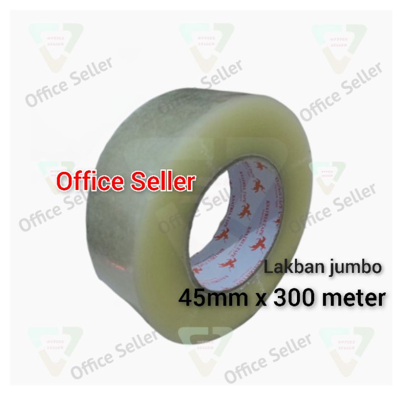 Lakban Bening 45 mm x 300 meter | Lakban Jumbo 2 inch