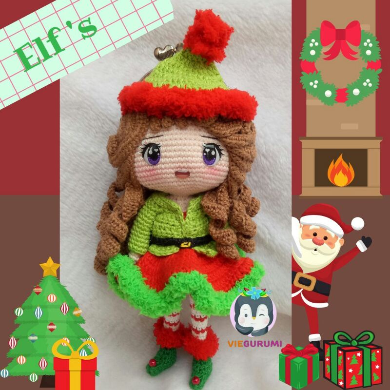Tas Boneka Elf Amigurumi