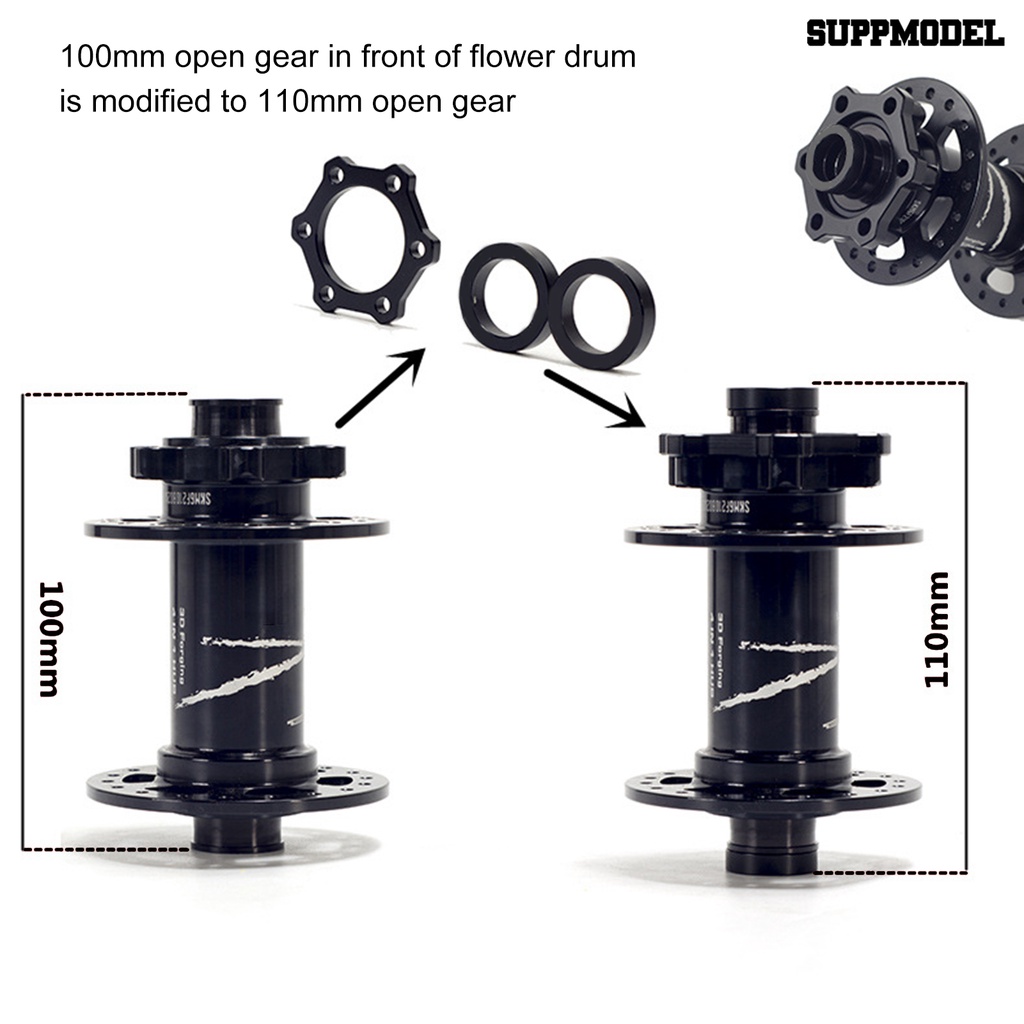 Adapter Konverter Boost Hub Depan Belakang Sepeda Anti Korosi Tahan Lama