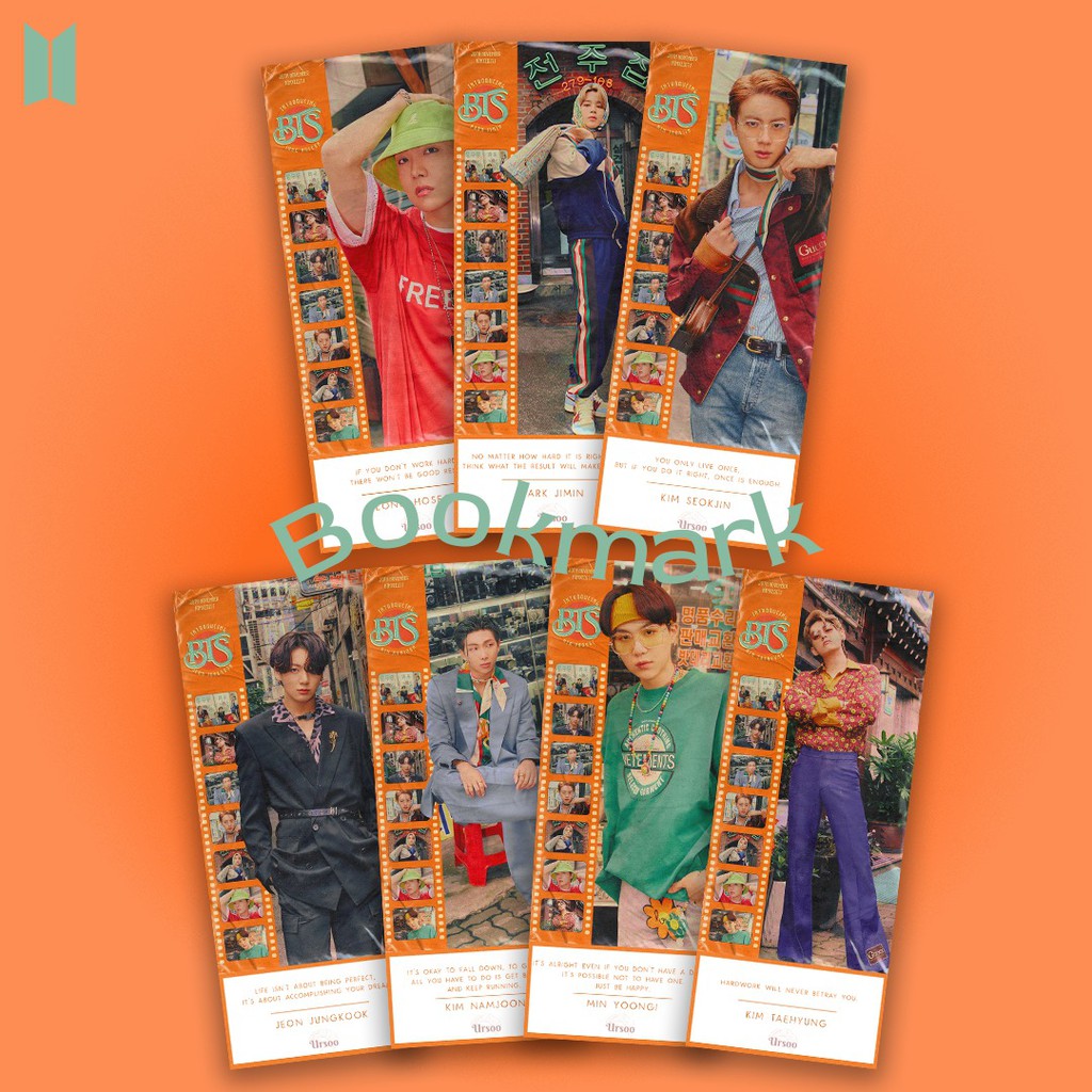 

BOOKMARK BTS // PEMBATAS BUKU BTS // RM, JIN, SUGA, JHOPE, JIMIN, V TAEHYUNG, JUNGKOOK
