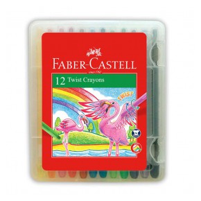 

Faber-Castell Twist Crayon 12