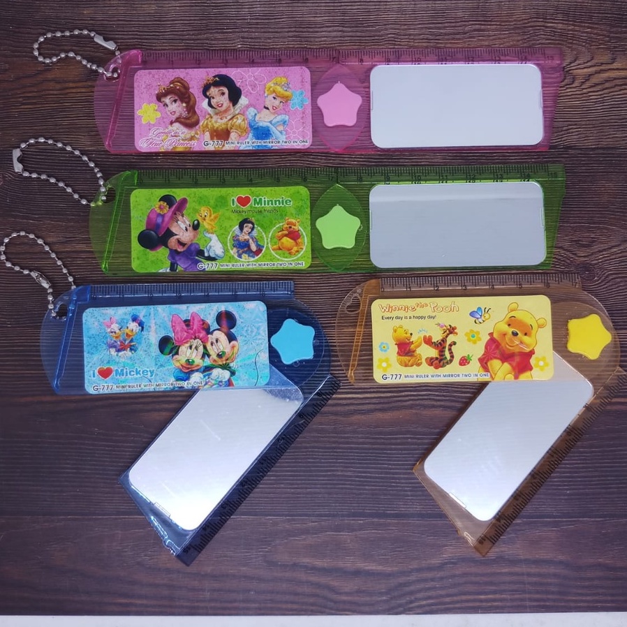 

Penggaris Lipat Kaca 15cm Karakter