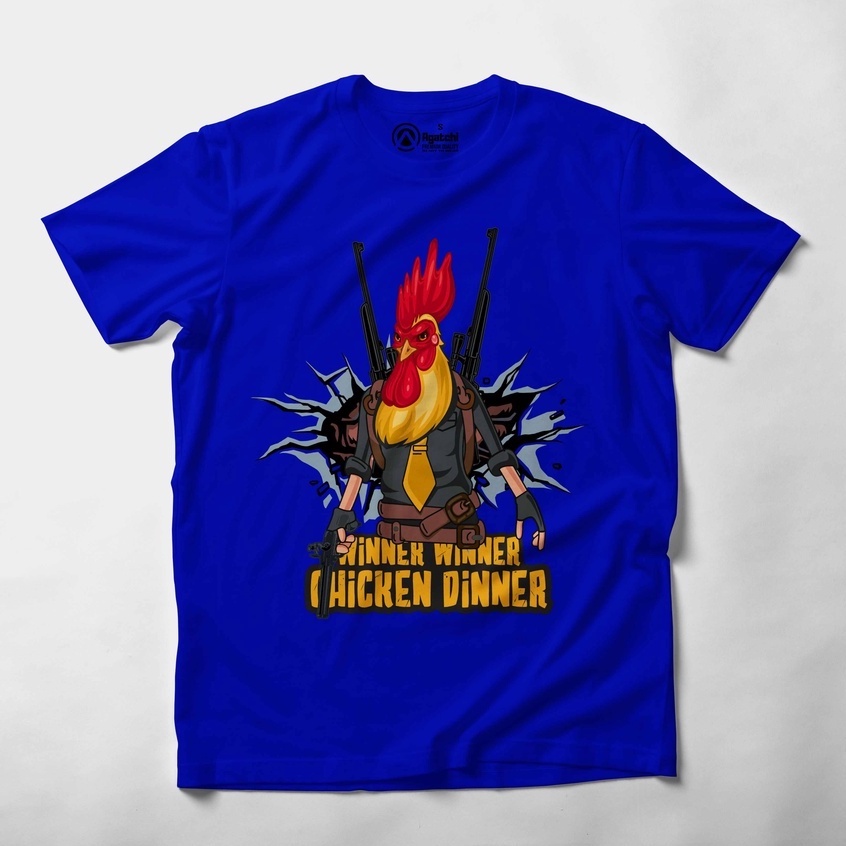 Kaos Atasan Anak Laki Laki Kids T Shirt Winner Chicken Dinner PUBG Gamers