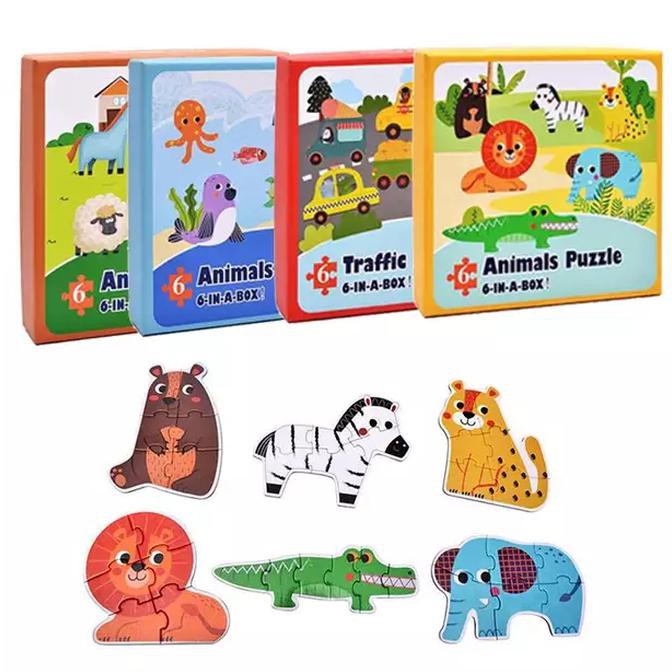

14.84Ftgrdujh- Mainan Anak Edukasi - Kids First Puzzle Animal - Puzzle Anak -Toko-Boneka.