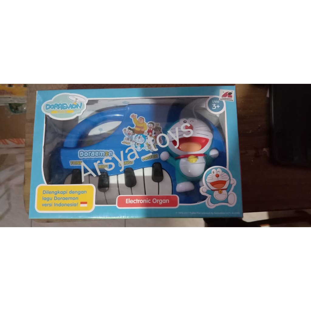 Mainan Anak Piano Doraemon Mainan Anak Edukasi / Electronic Organ