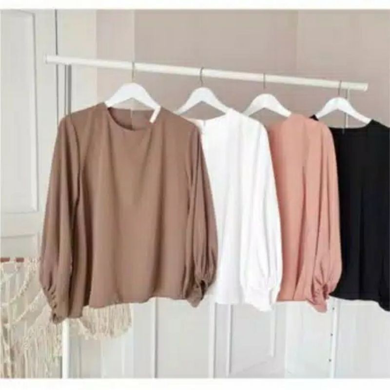 Fourfashion BALENA BLOUSE BAHAN TWISCONE FIT L RF