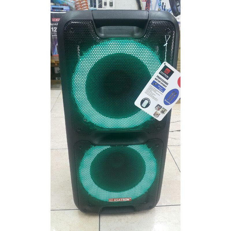 speaker portable Asatron champion 10" double