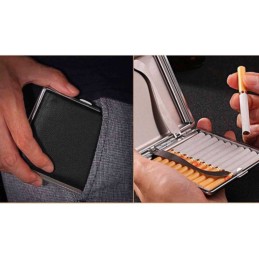 GIJ -Kotak Bungkus Rokok Elegan Cigarette Case 20 Slot