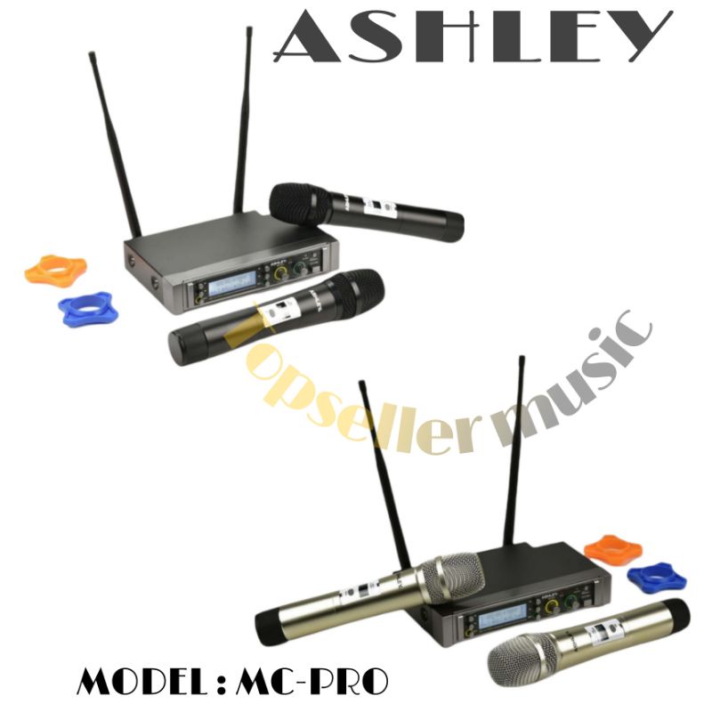 NEW MIC ASHLEY WIRELESS MC-PRO ORIGINAL HANDHELD ASHLEY MIC MC PRO GARANSI