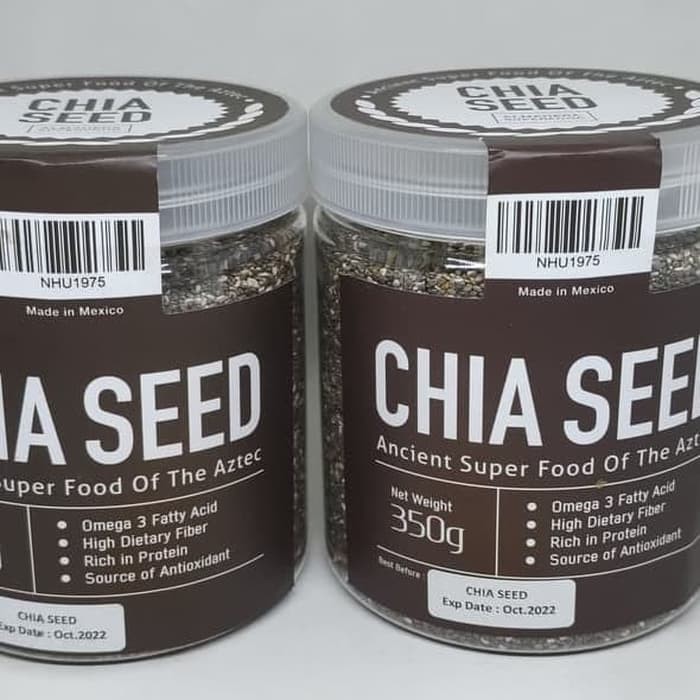 

Chia Seed organik kemasan 350gr mexsiko