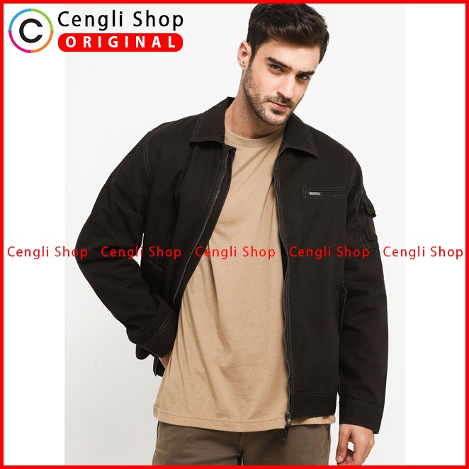 JAKET CASUAL PRIA CARDINAL ORIGINAL TERBARU COKLAT CA05