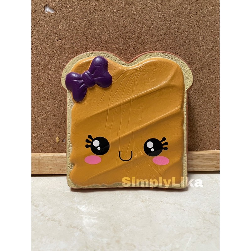 SILLY SQUISHIES Peanutbutter Sandwhich Squishy ORI preloved