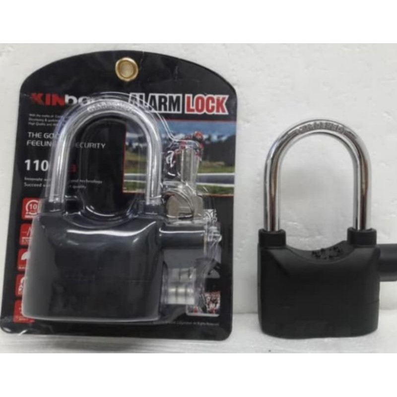 Gembok Alarm Kunci Gembok alarm Anti maling