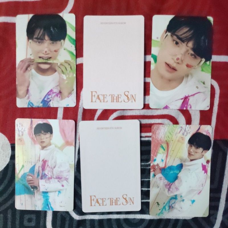 Sharing Photocard Seventeen Face The Sun Carat Ver. Mingyu