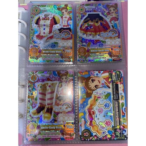 Kartu premium aikatsu original set otome