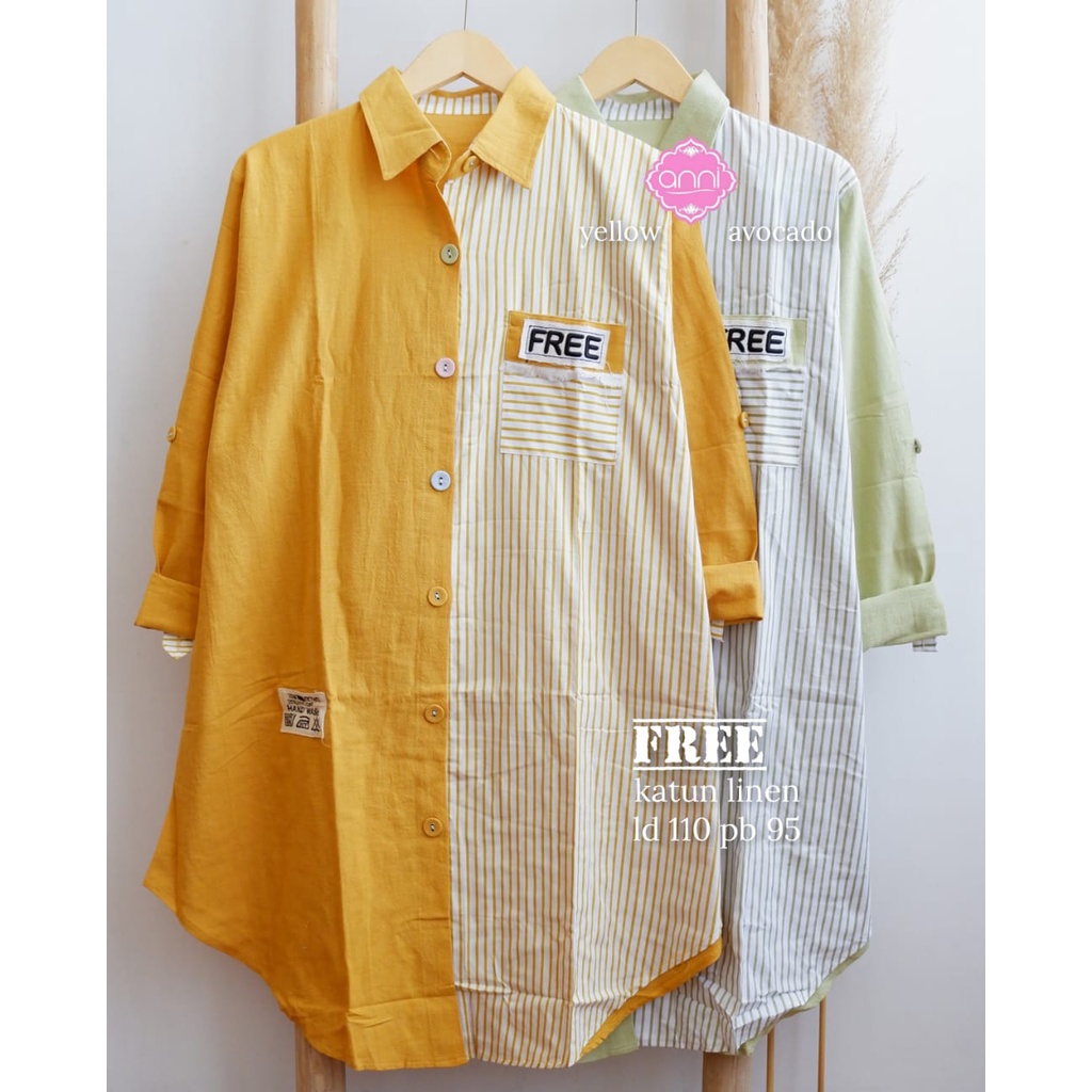Free Tunik by Anni Tunik Jumbo Katun Linen