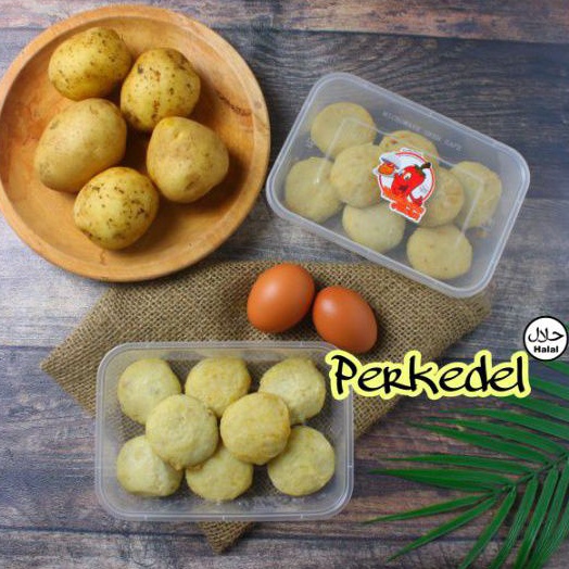 NEW!! PERKEDEL KENTANG FROZEN ISI 8 SIAP GORENG