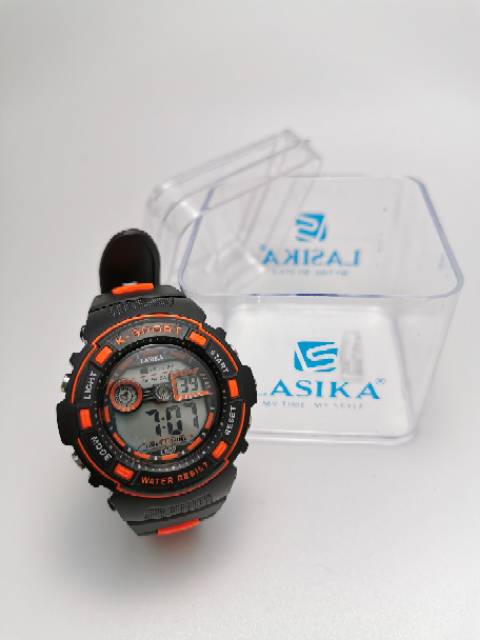 Jam tangan digital Remaja Sporty water Resist Lasika 802