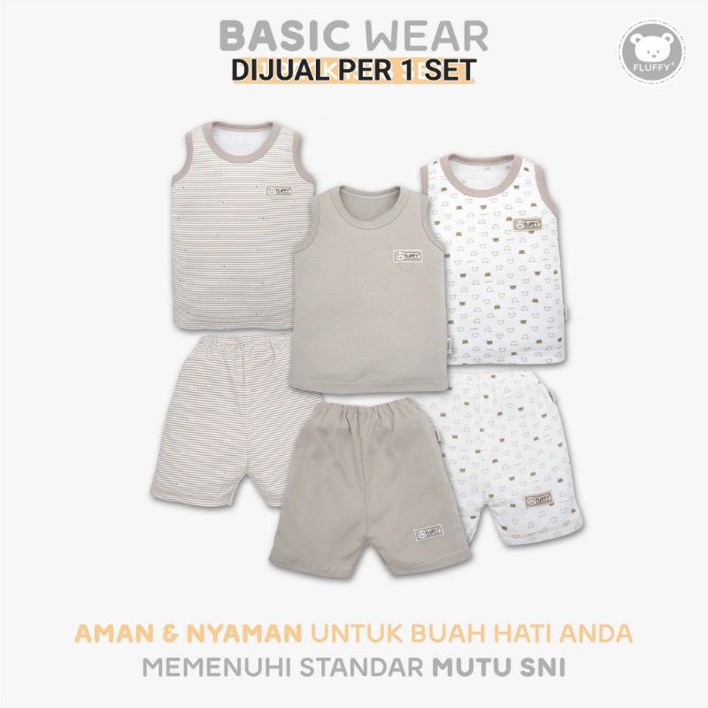 FLUFFY - SETELAN KUTUNG OBLONG FLUFFY - BAJU TIDUR ANAK - BAJU TIDUR BAYI - BAJU ANAK