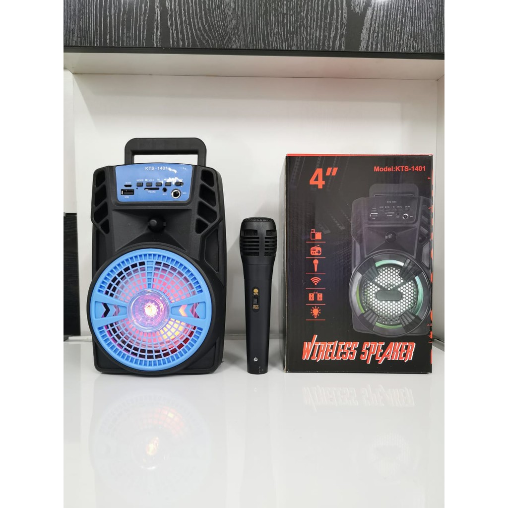 ❤Grosir❤ speaker KTS 1401 SPEKAER Bluetooth portable no mic - Biru